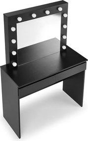 Toaletný stolík Hektor (čierna). Vlastná spoľahlivá doprava až k Vám domov. 1049314