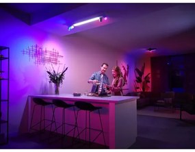 Philips-LED RGBW Stmievateľné bodové svietidlo Hue CENTRIS 4xGU10/4,2W + LED/11W