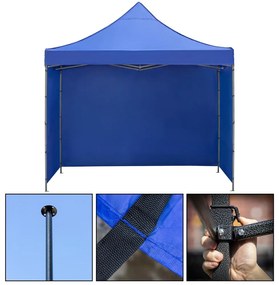 Nožnicový stan 3×3 m – námornícka modrá, záhradný a výstavný pavilón Springos GP0002