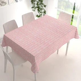 Biante Bavlnený obdĺžnikový obrus Sandra SA-211 Listy na staroružovom 120x160 cm