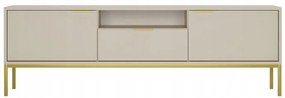 Televízny stolík Austin 175 cm kašmír/zlatý