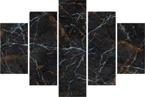 Obraz - Čierny mramor (150x105 cm)