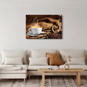 Obraz - Šálka kávy (90x60 cm)