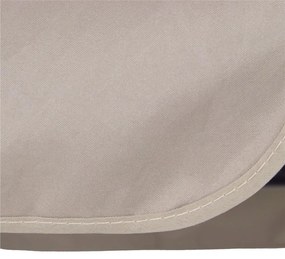 SPRINGOS 3-miestna záhradná hojdačka s nastaviteľnou strieškou, matracom a vankúšmi, béžová GS0031