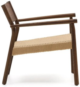 Kreslo s výpletom v prírodnej farbe Yalia – Kave Home