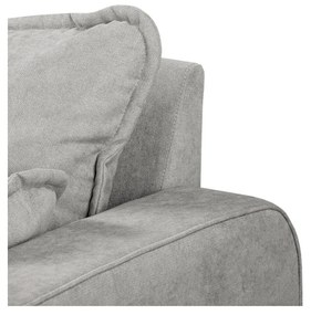 Svetlosivá rohová pohovka (ľavý roh) Beata - Ropez