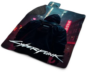 Sablio Plážová deka Cyberpunk 2077 Výhľad na mesto: 200x140 cm