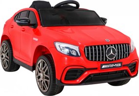 Ramiz Elektrické autíčko Mercedes Benz GLC63S SUV pre deti červené + diaľkové ovládanie
