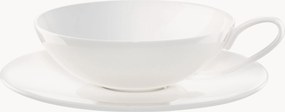 Šálka na čaj's podšálkou z jemného kostného porcelánu Patricia
