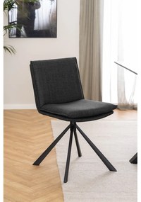 Tmavosivá jedálenská stolička Flynn – Actona