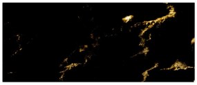 Obraz - Zlaý dekor (120x50 cm)