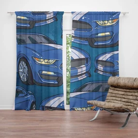 Sablio Záves Mustang Pattern: 2ks 140x250cm