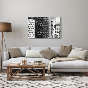 Obraz čiernobiele architektúry (90x60 cm)