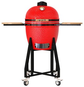 Gril Kamado Egg 18" keramický, priemer 38,3 cm, červený
