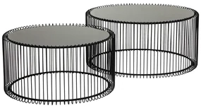 Wire set konferenčných stolíkov čierna