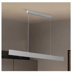 Brilagi - LED Stmiev. luster na lanku SLIMLINE LED/40W/230V 3000-6000K strieborná +DO BRI158
