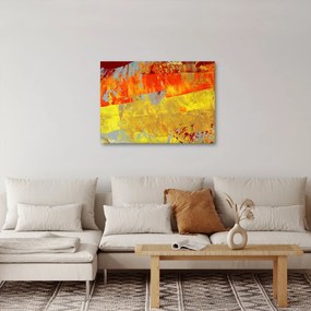 Obraz abstrakcie - maľba (70x50 cm)