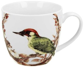 Porcelánový hrnček Woodpecker 460 ml