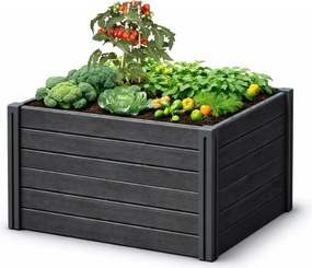 PROSPERPLAST Zvýšené lôžko 2 ks BASE PLANT 61,8 cm, antracitová farba