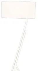 Svetlohnedá stojacia lampa s textilným tienidlom (výška 150 cm) Murphy – Dutchbone