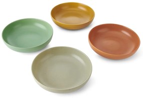 Kitchen Craft Kameninový hlboký tanier Idilica – sada 4 ks