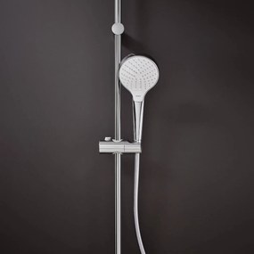 Hansgrohe Croma Select S, ručná sprcha, 3jet, EcoSmart 9 l/min, biela-chrómová, HAN-26803400