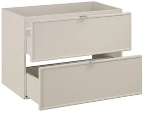 Koupelnová sestava Bella Cashmere Smile se skříňkami a umyvadlem 120 cm kašmírová