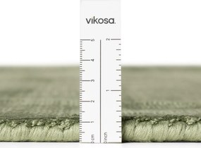 Vikosa, Kusový koberec Vikosa Jane 106296 Green kruh, 200x200 (priemer) kruh, zelená, detská izba