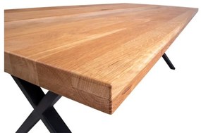 Dizajnový jedálenský stôl Finnegan, svetlý dub