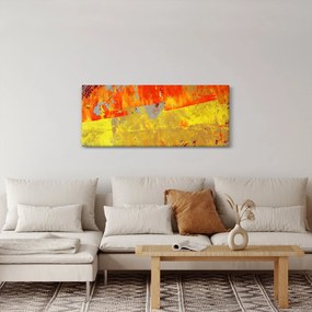 Obraz abstrakcie - maľba (120x50 cm)