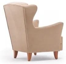 Kreslo ušák NUPI krémové