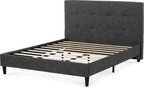 Manželská posteľ sivá 160x200 cm BED-M160 GREY2