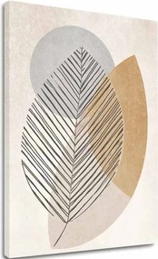 Obraz na plátne Jemný List - Minimalistická Dekorácia