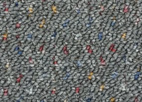 Koberce Breno Metrážny koberec VIRTUOSE 73, šíře role 400 cm, sivá, viacfarebná