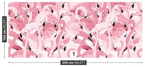 Fototapeta Vliesová Ružové plameniaky 152x104 cm