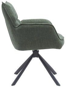 Zelené čalúnené jedálenské kreslá v súprave 2 ks Marilla – Unique Furniture