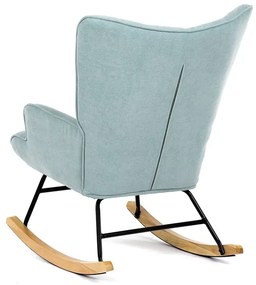 Autronic BONTEC Hojdacie kreslo, modrá, látka, AK-371 BLUE2 Farba: Hnedá
