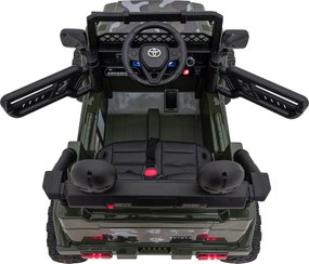 Ramiz Elektrické autíčko Toyota FJ Cruiser maskáčové + ovládač + pohon 4x4 + LED a audio + EVA kolesá + plynulý rozjazd