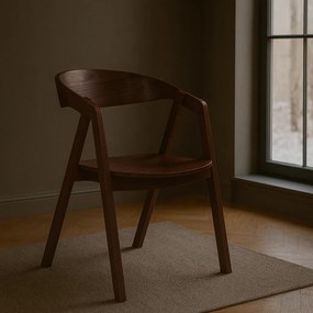 Stima stolička GURU buk s masívnym sedákom Vyberte odtieň ->: Sýto tmavo hnedá