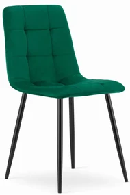 Set jedálenských stoličiek KARA tmavo zelené (4ks)
