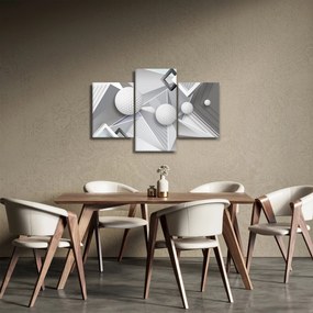Geometrický abstraktný obraz (90x60 cm)