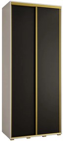 Skriňa 45 Canaris 1 100 biela/čierna/gold