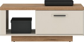 XXXLutz KONFERENČNÝ STOLÍK, farba duba, kašmírová, kompozitné drevo, 100/43/62 cm Hom`in - Stolíky do obývačky - 001803087005