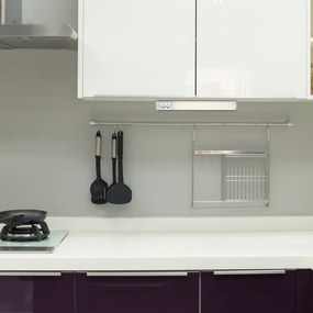 Rabalux BATH 2E LED podlinkové svietidlo s vypínačom a 2x zásuvkou, 70 cm