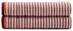 Červený prešívaný pléd z Bio bavlny 180x240 cm Sini – Kave Home