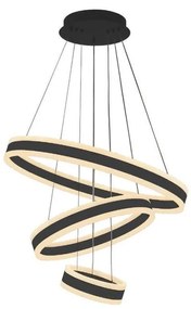 LED Stmievateľný luster na lanku LED/165W/230V 3000-6500K + diaľkové ovládanie