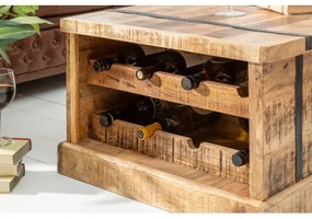 Konferenčný stôl 39814 100x60cm Winebar Drevo Mango - Komfort-nábytok