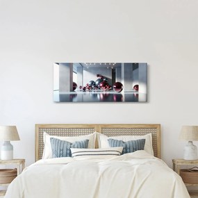 Obraz - 3D priestor s guľami II. (120x50 cm)