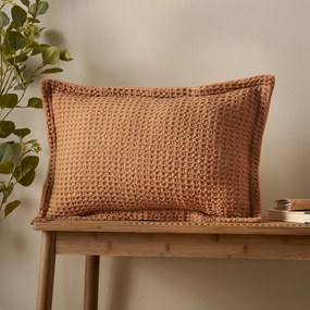 Bavlnený dekoračný vankúš 30x50 cm Jaipur Chunky Waffle – Pineapple Elephant