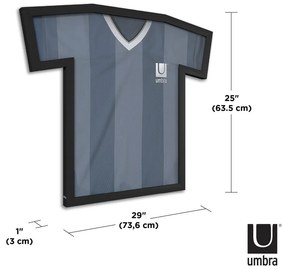 Čierny plastový rámček na stenu 62x72 cm T-Frame – Umbra